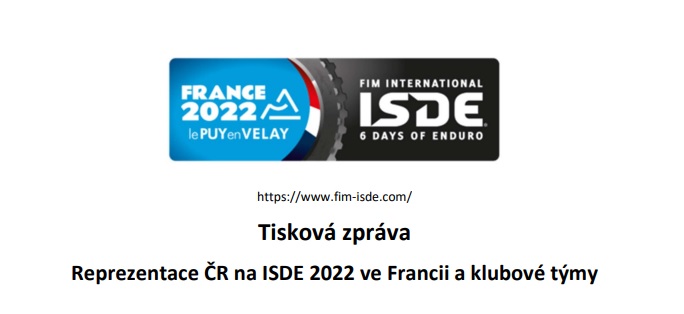 tiskova zprava ISDE 2022